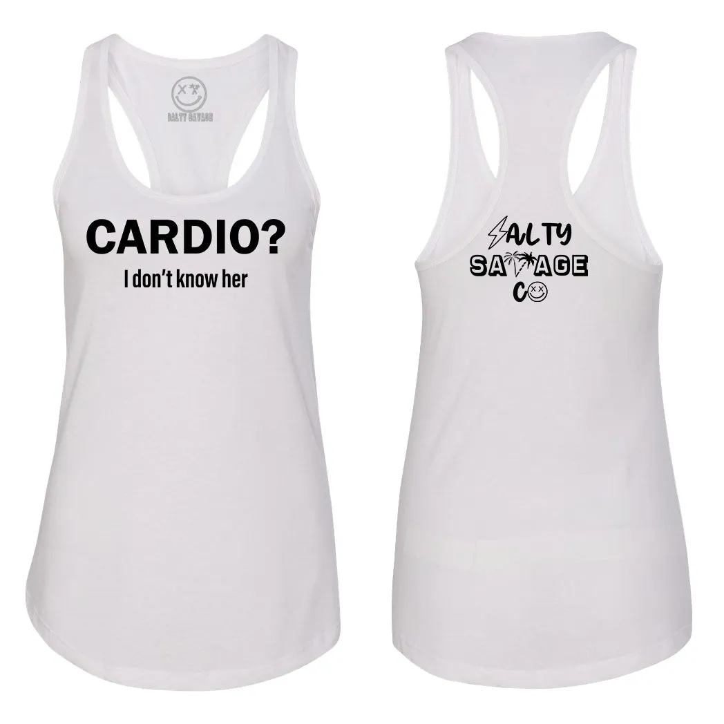 Ladies "Cardio" Racerback Tank