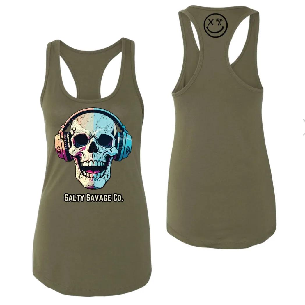 Ladies "Dead Beats" Racerback Tank