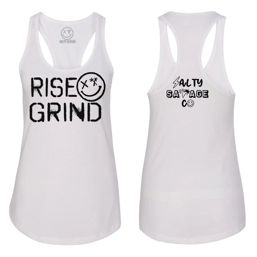 Ladies "Rise and Grind" Racerback Tank