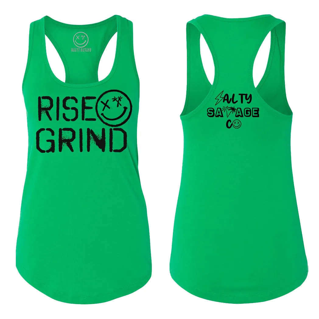 Ladies "Rise and Grind" Racerback Tank