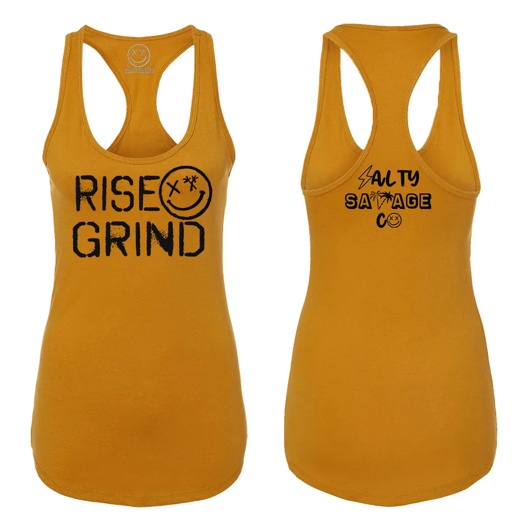 Ladies "Rise and Grind" Racerback Tank