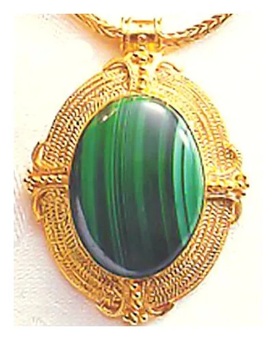 Mansfield Park Malachite Necklace