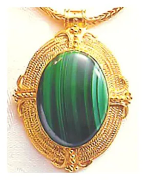 Mansfield Park Malachite Necklace