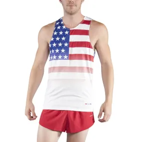 Men's Printed Singlet- American Flag