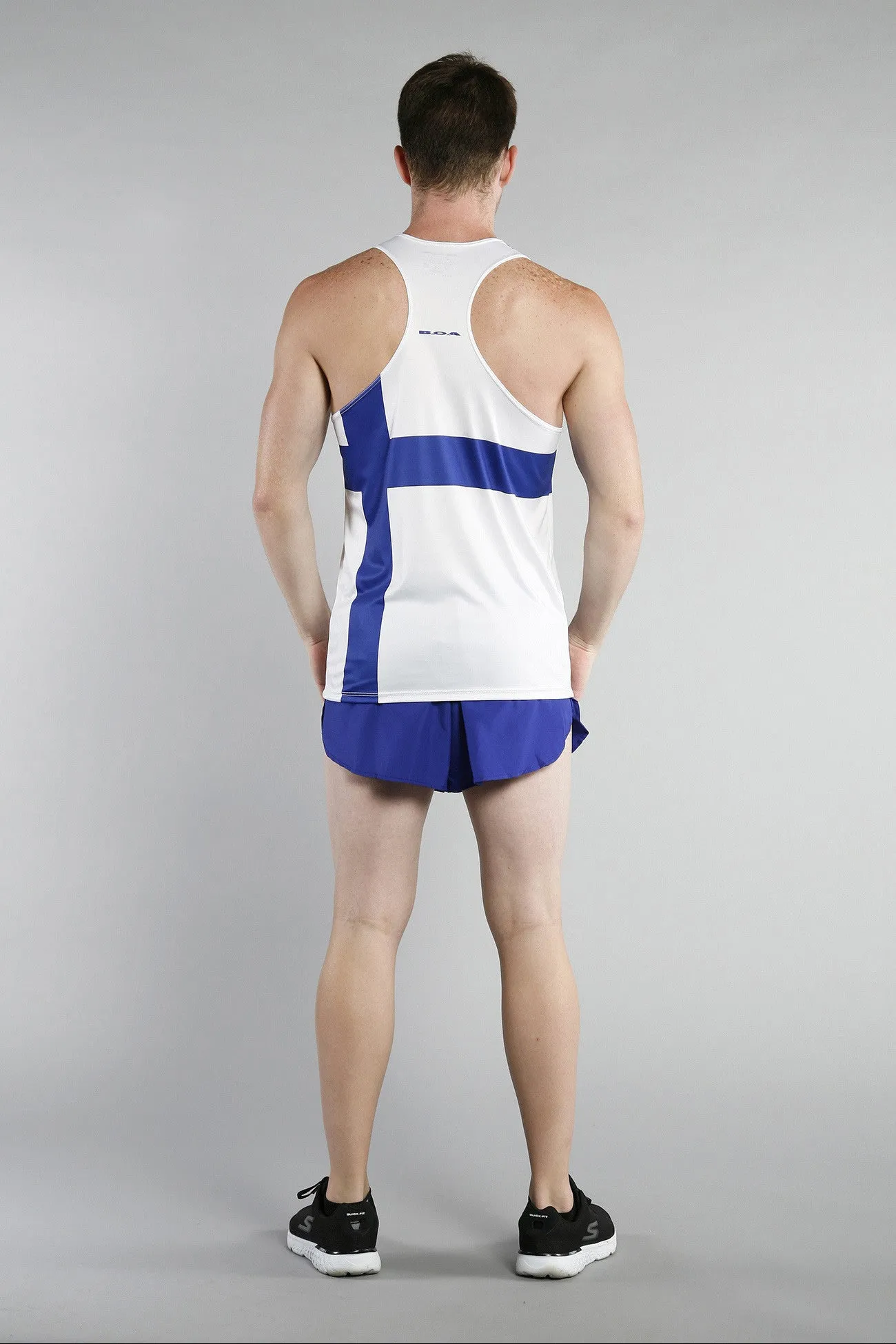 Men's Printed Singlet- Finland