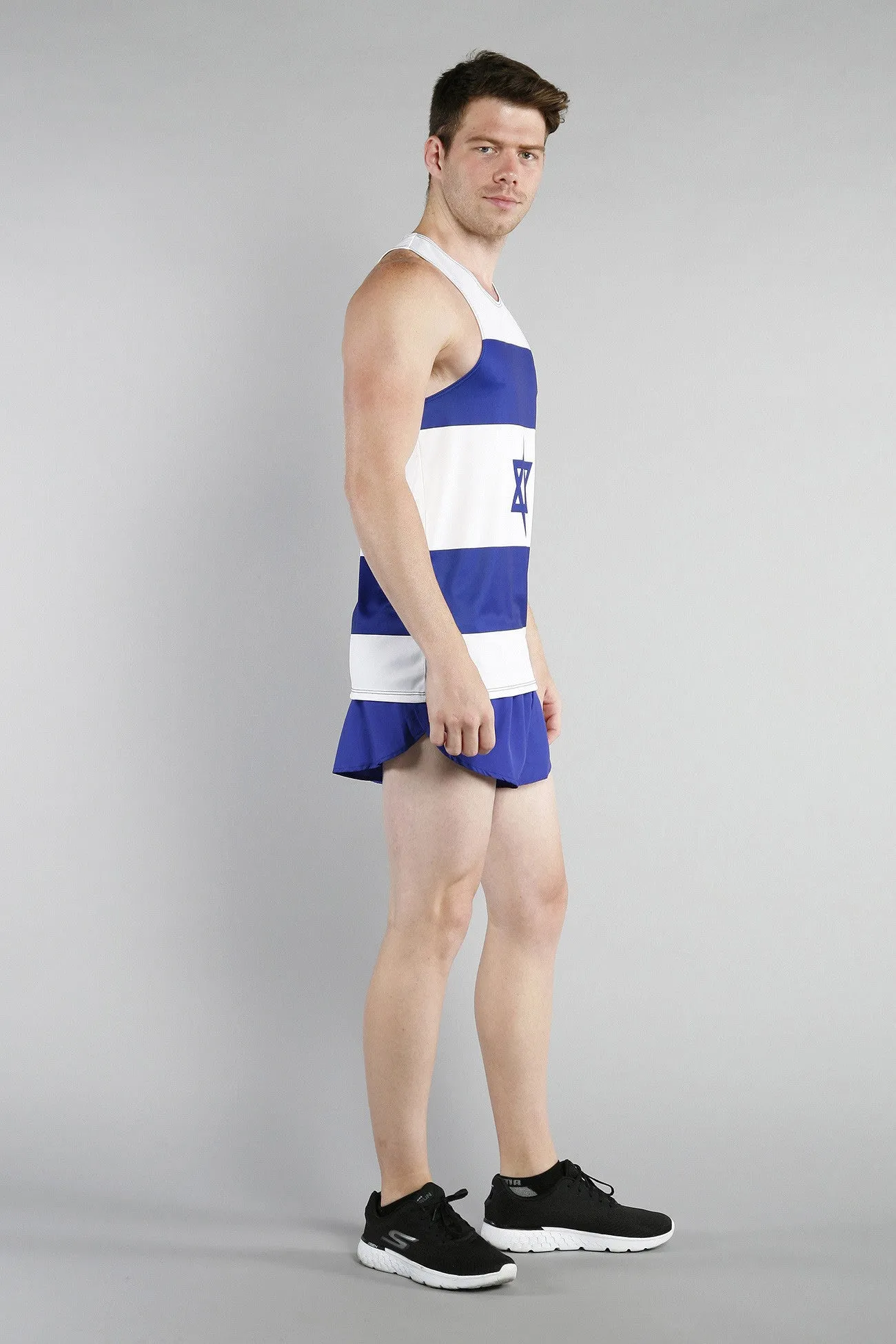 Men's Printed Singlet- Israel