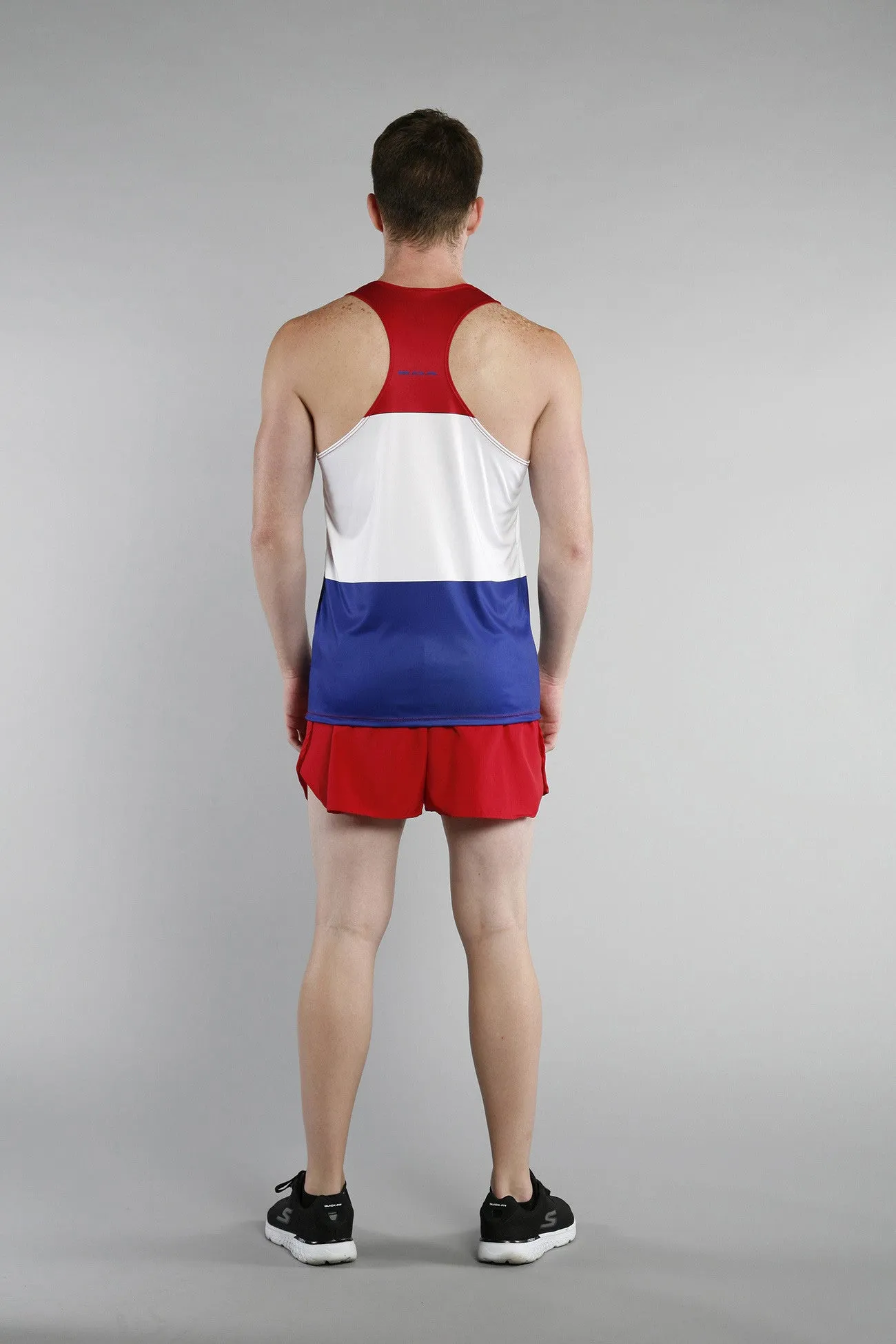 Men's Printed Singlet- Netherlands