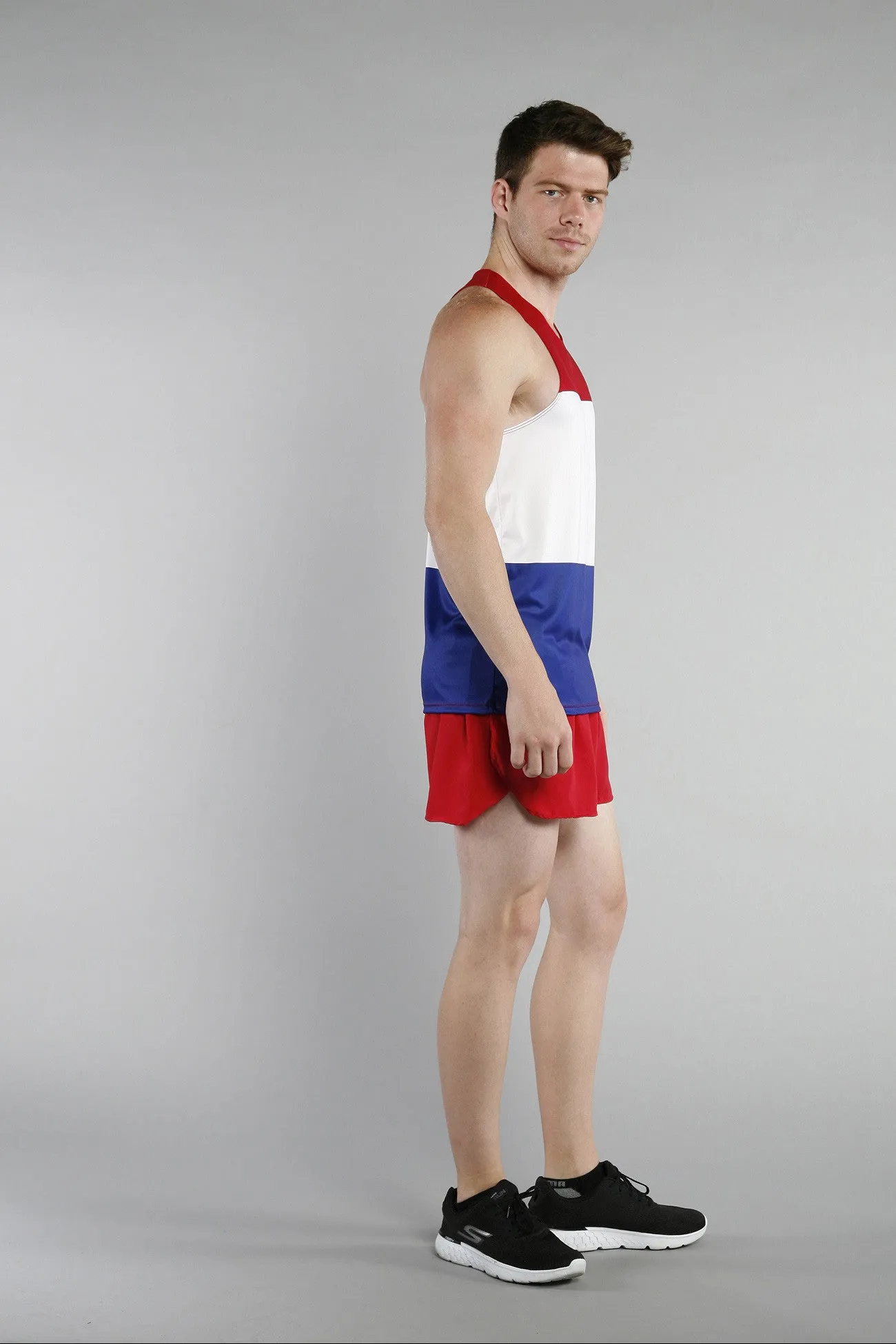 Men's Printed Singlet- Netherlands