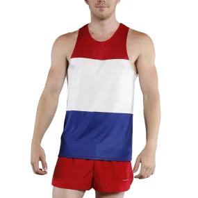 Men's Printed Singlet- Netherlands