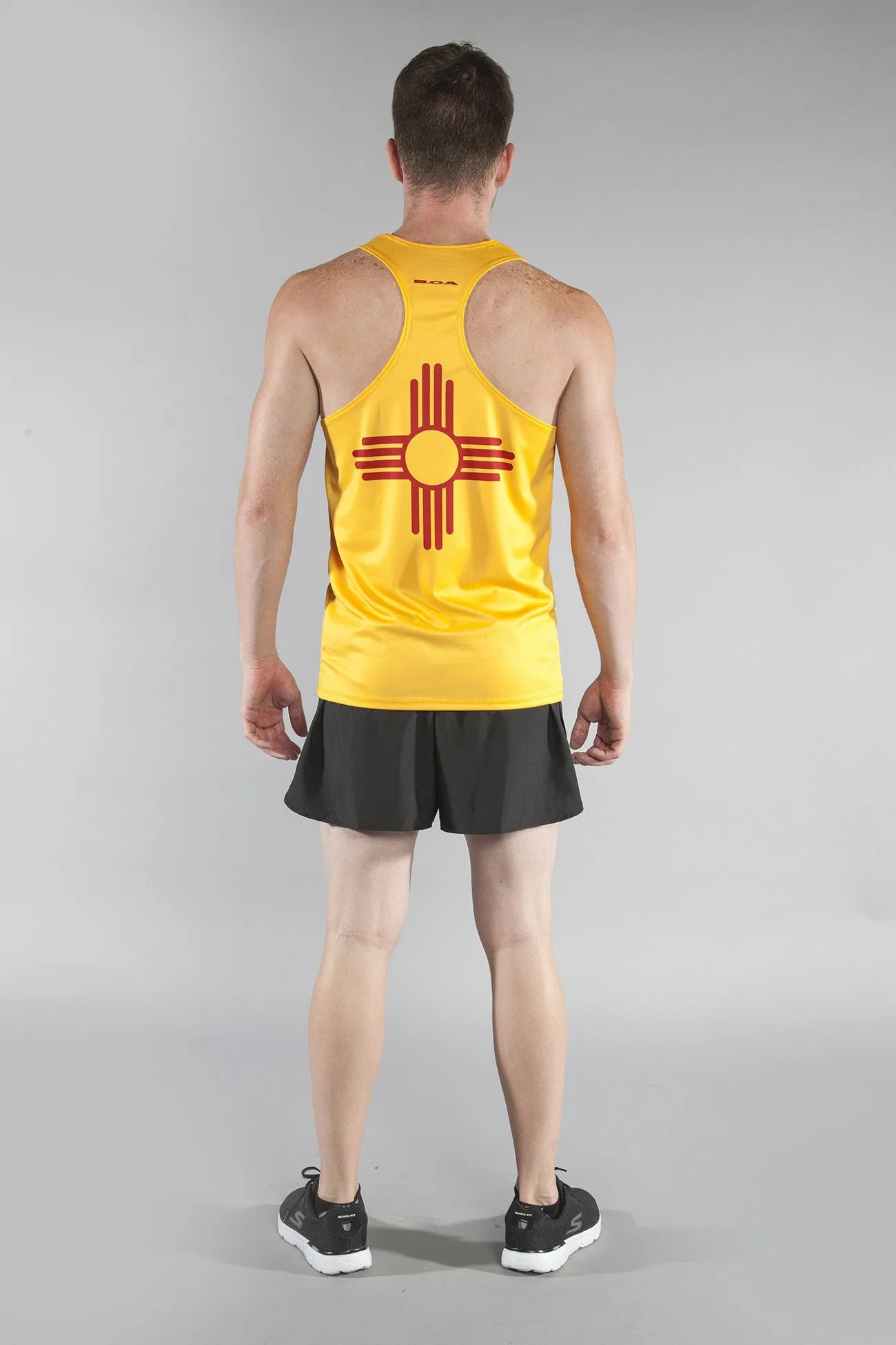 Men's Printed Singlet- New Mexico