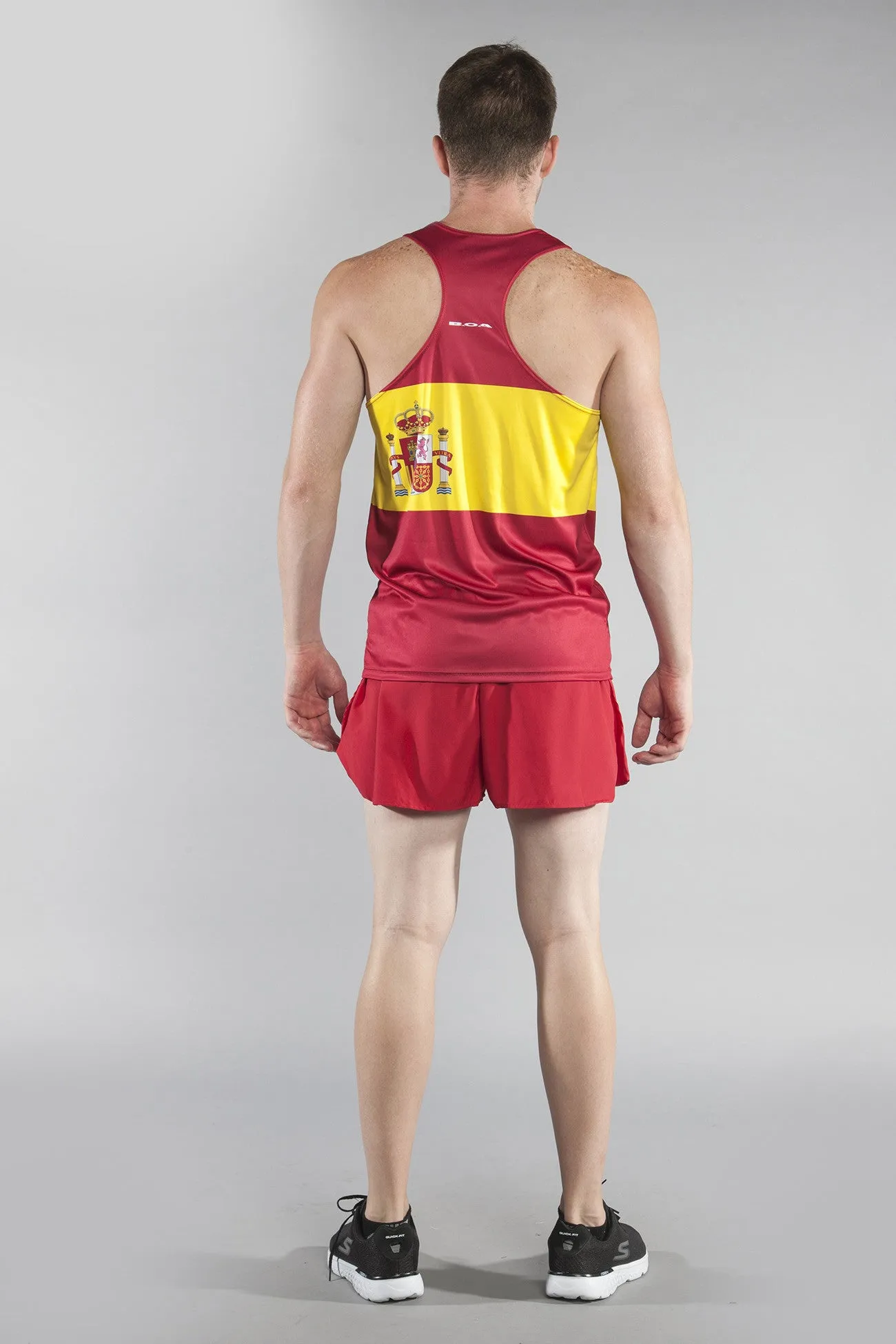 Men's Printed Singlet- Spain