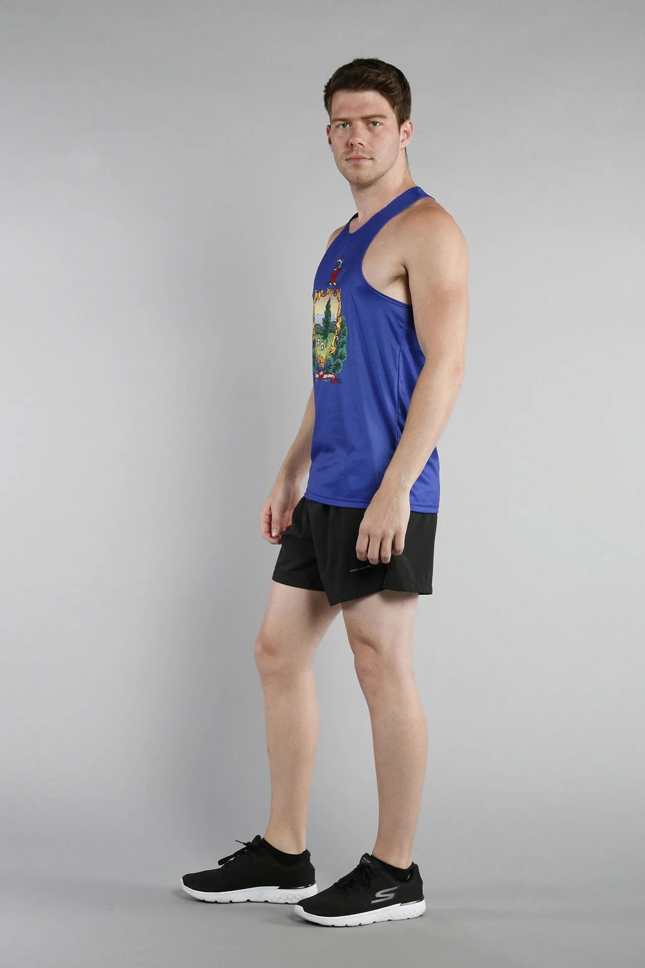 Men's Printed Singlet- Vernmont