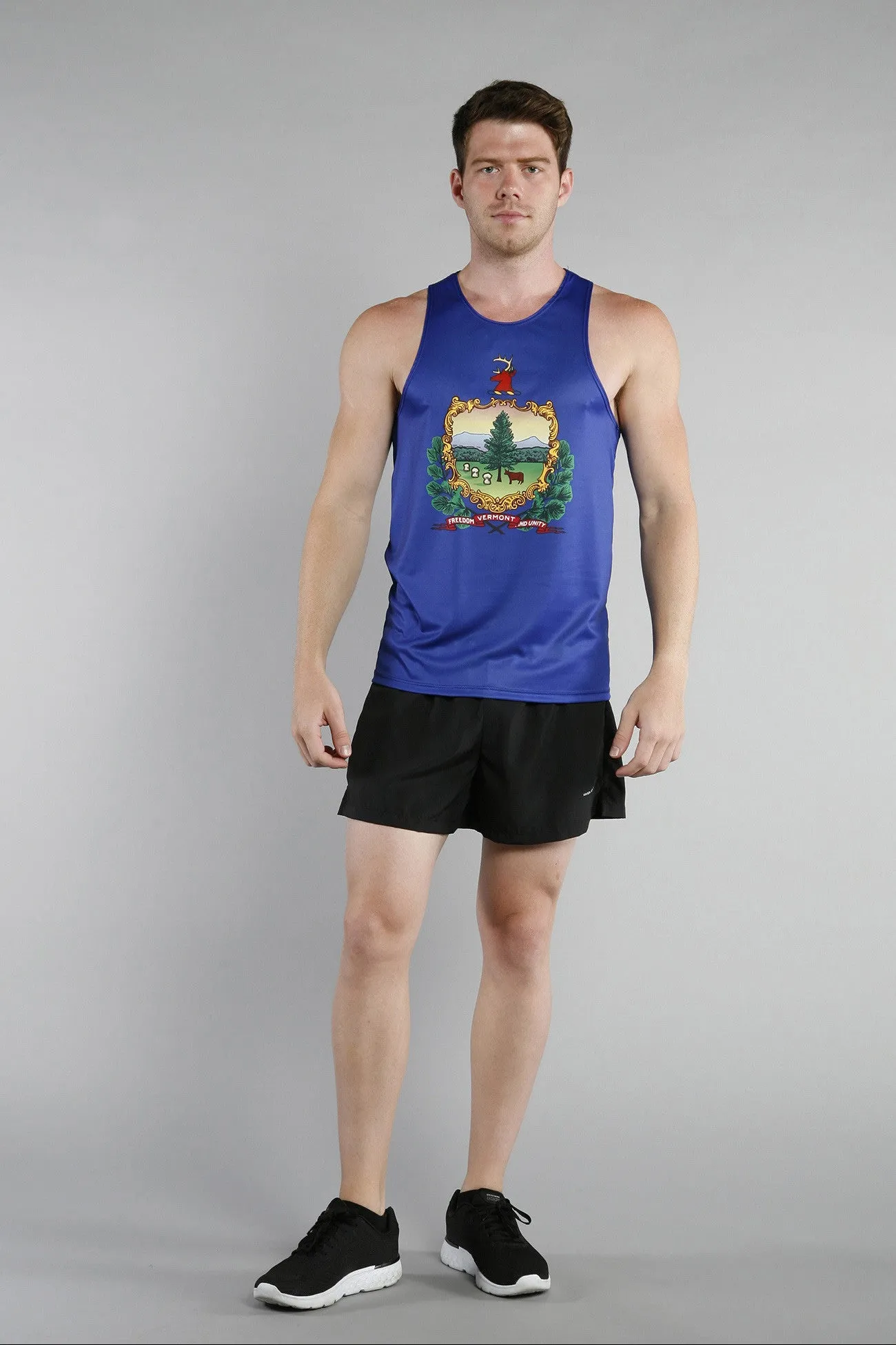 Men's Printed Singlet- Vernmont