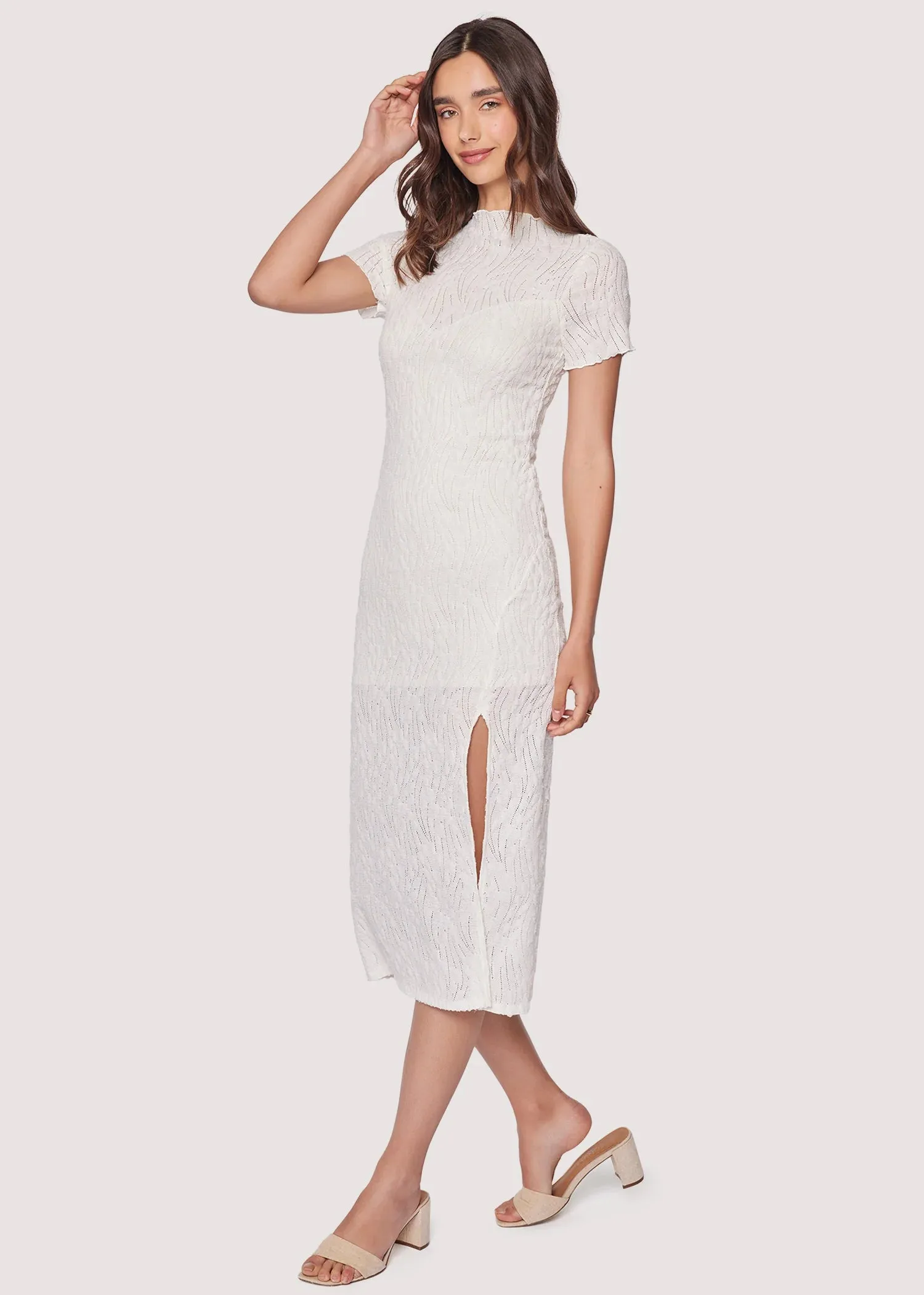 Misty Haze Midi Dress