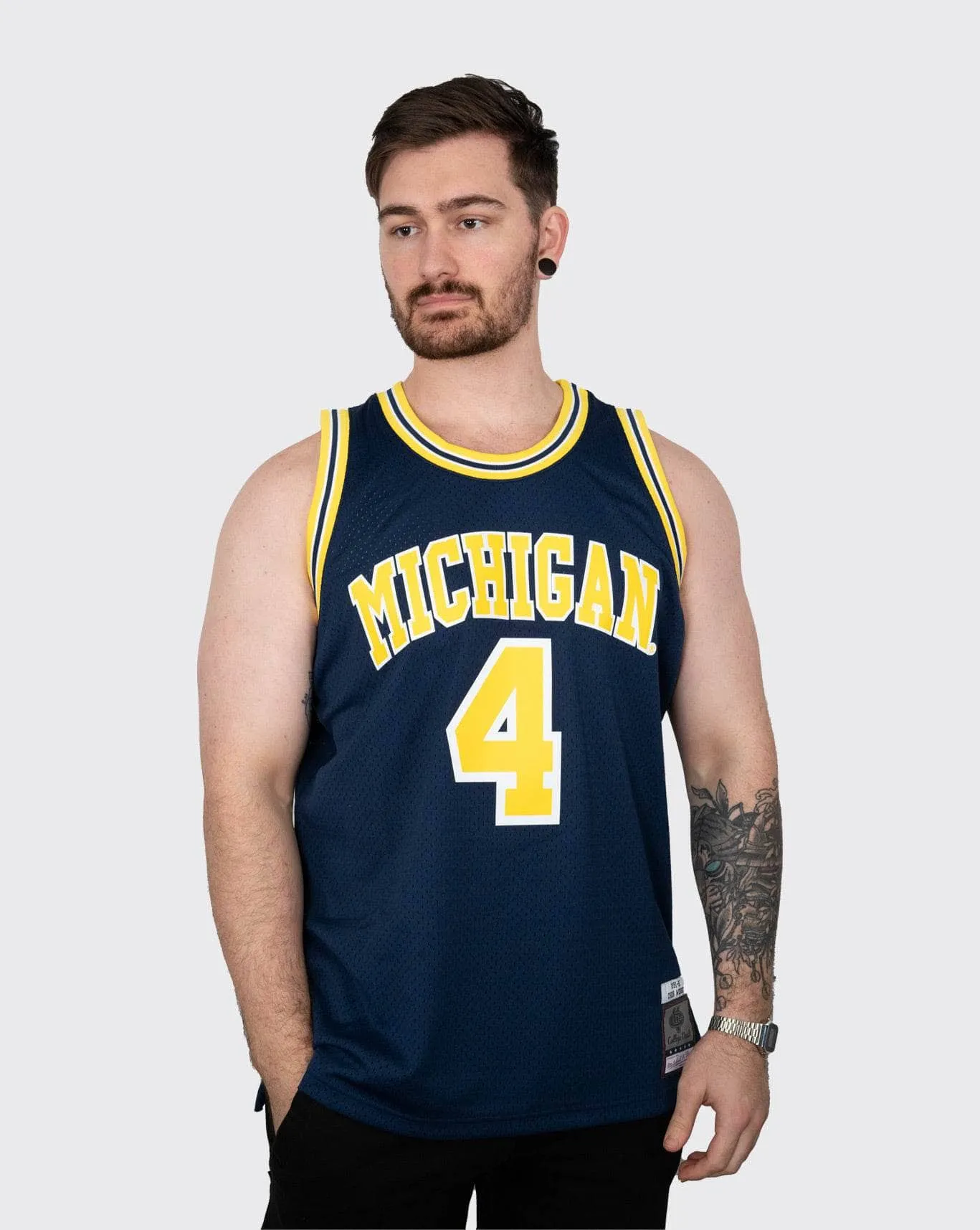 mitchell and ness michigan webber 91-92 jersey