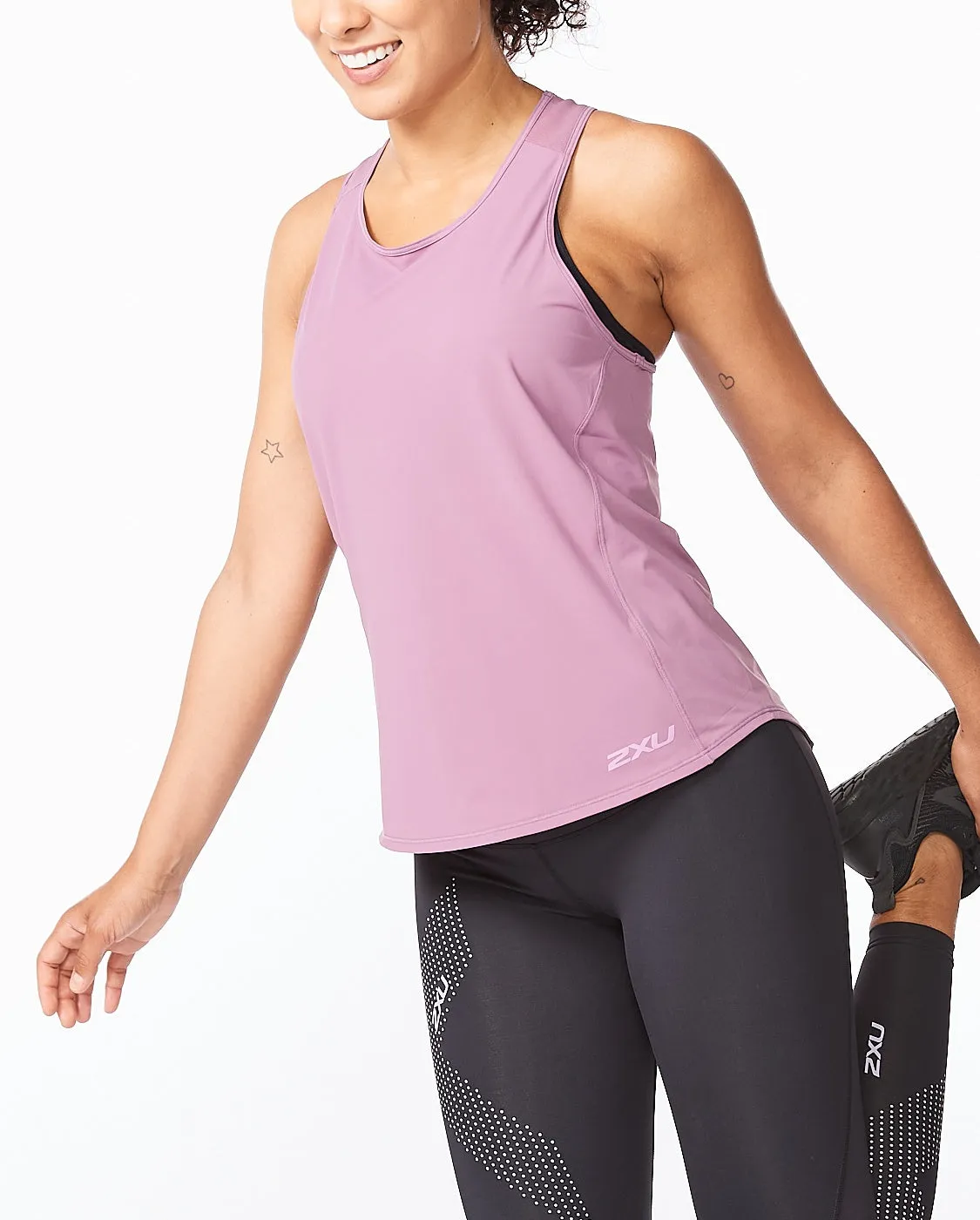 Motion Mesh Tank - Orchid Mist/Lavender