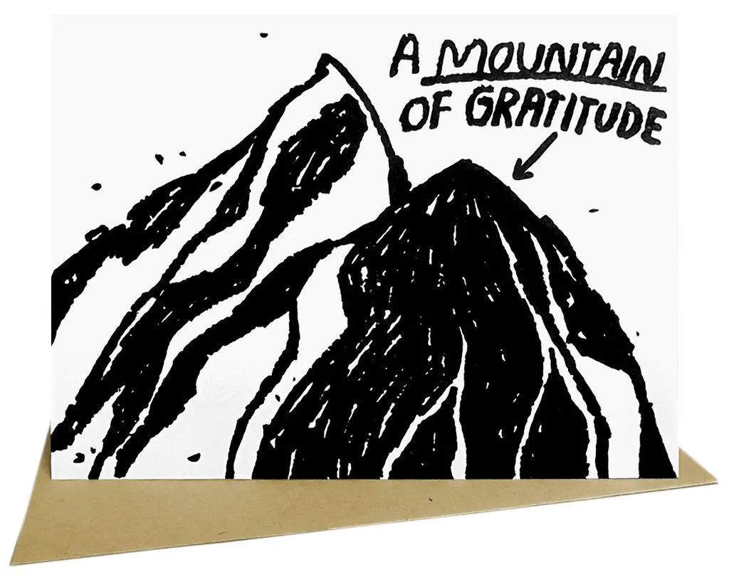 Mountain of Gratitude Card