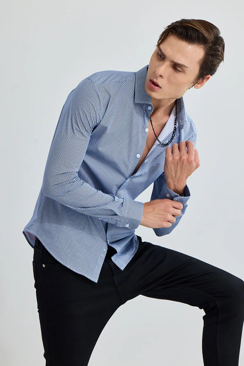 Mystique Comb Blue Shirt