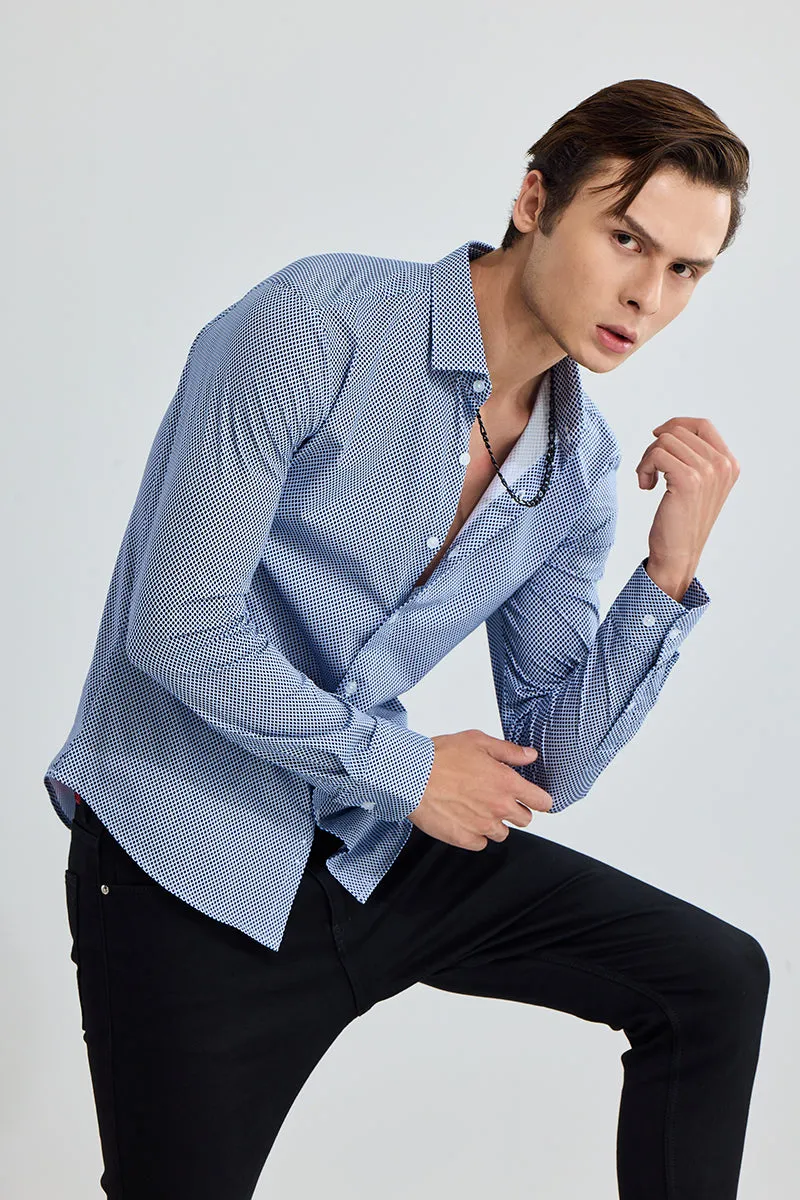 Mystique Comb Blue Shirt