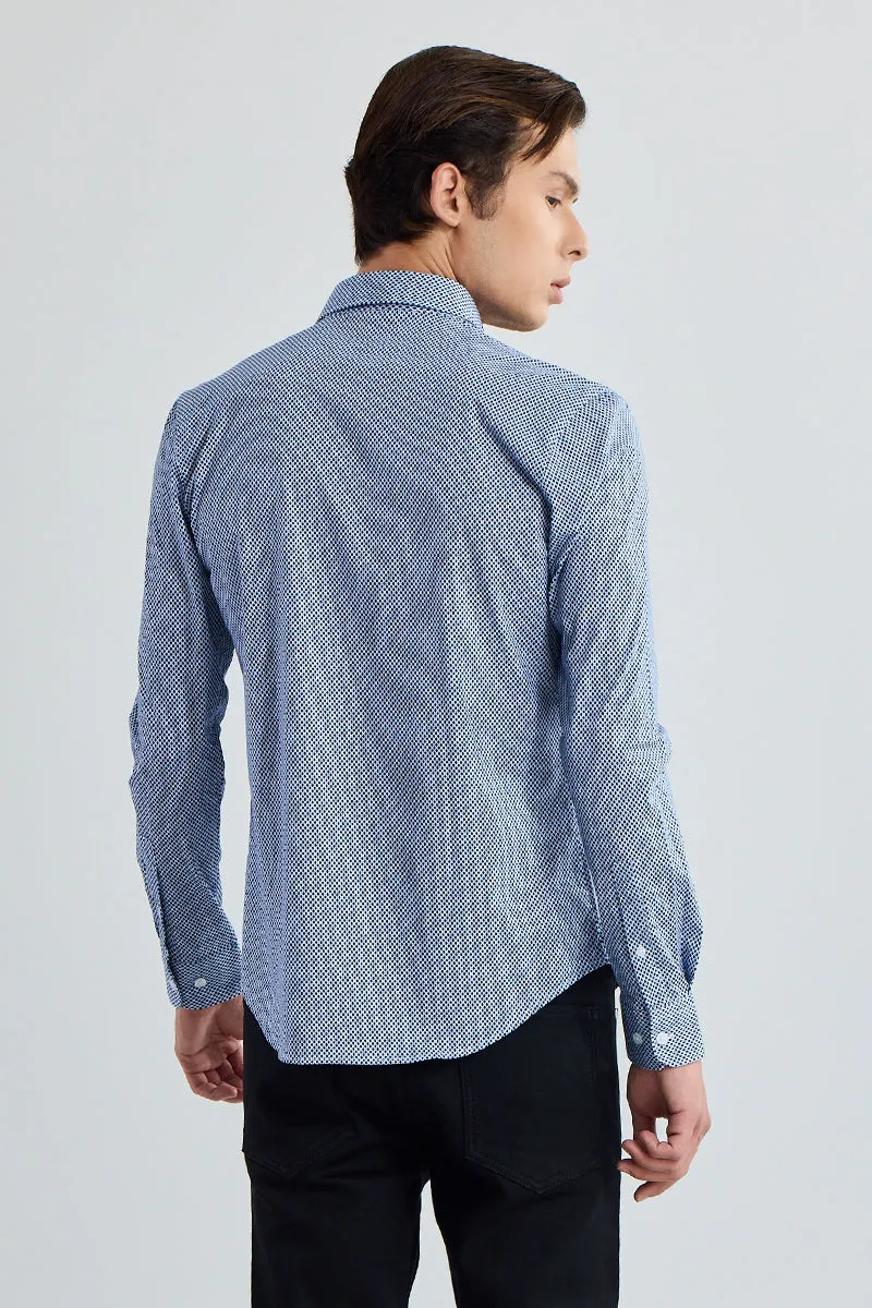 Mystique Comb Blue Shirt