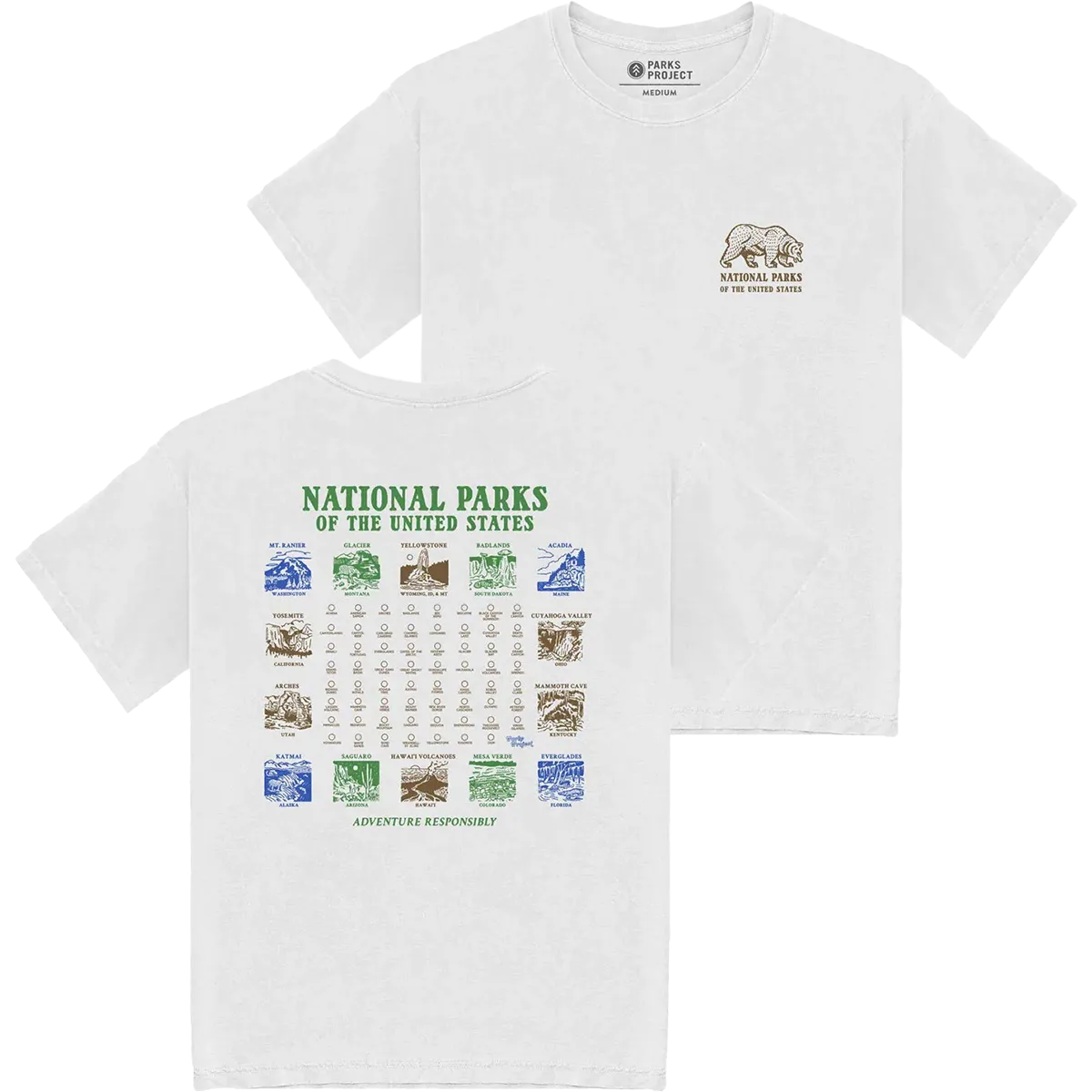 National Parks Pictograms Tee