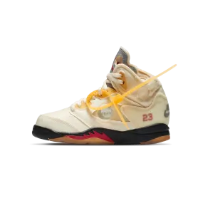 Off-White x Air Jordan 5 Retro SP PS 'Sail'