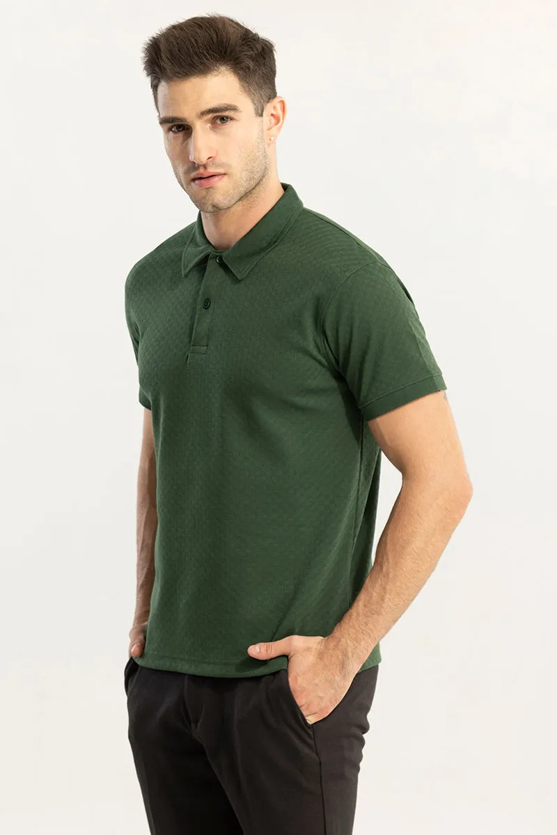 Pixicle Green Polo T-Shirt