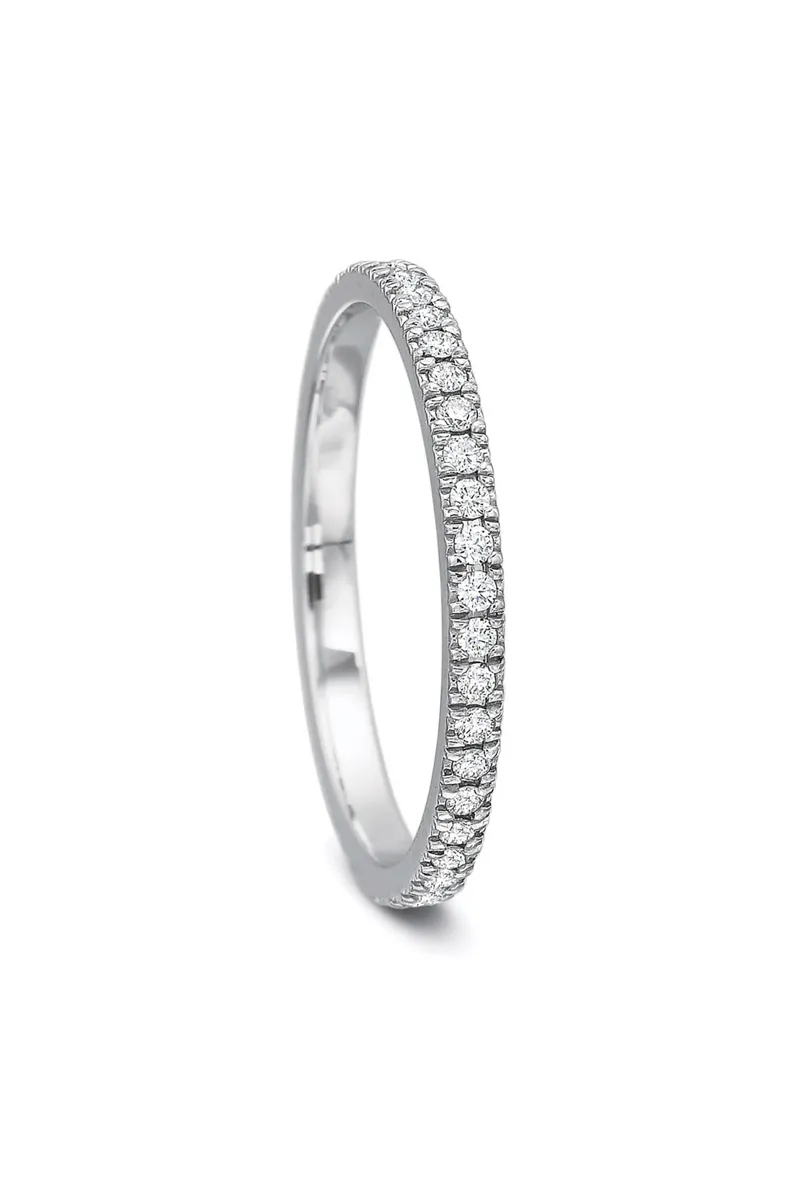 Platinum .25ctw Diamond Eternity Band