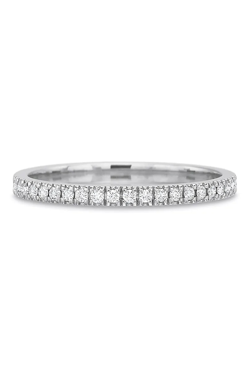 Platinum .25ctw Diamond Eternity Band