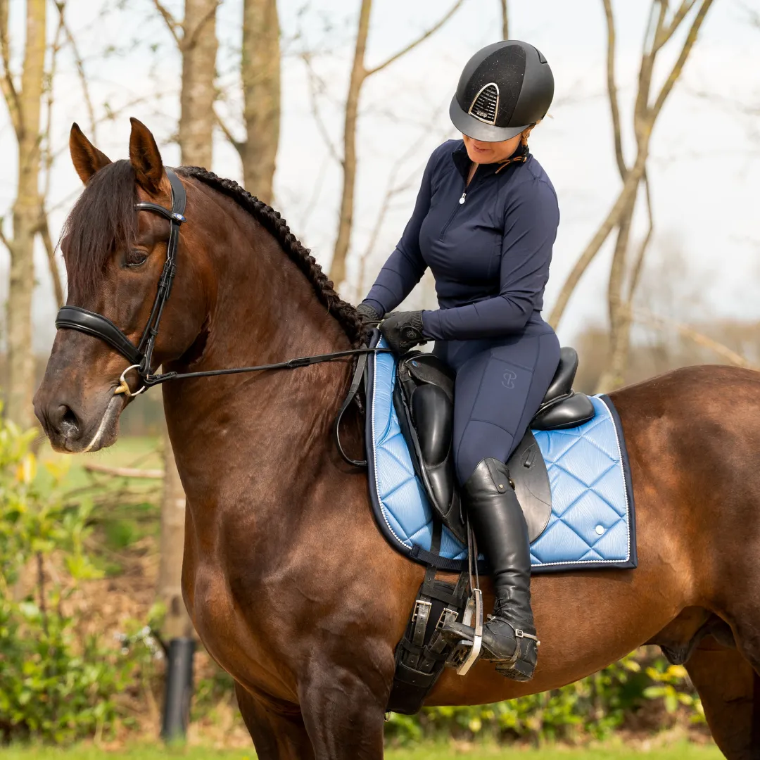 PS of Sweden Blue Horizon Wave Dressage Saddle Pad