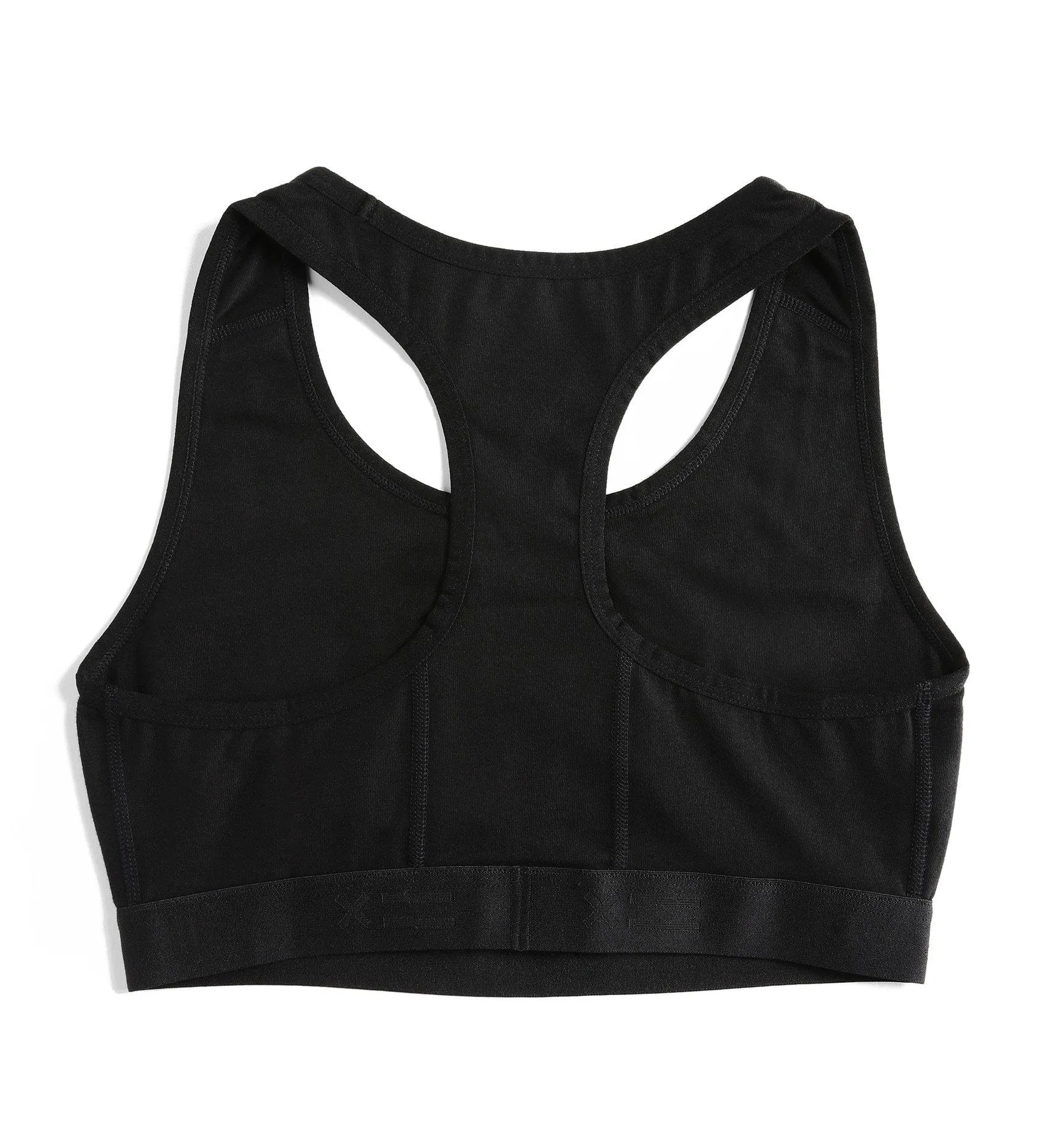 Racerback Soft Bra - X= Black