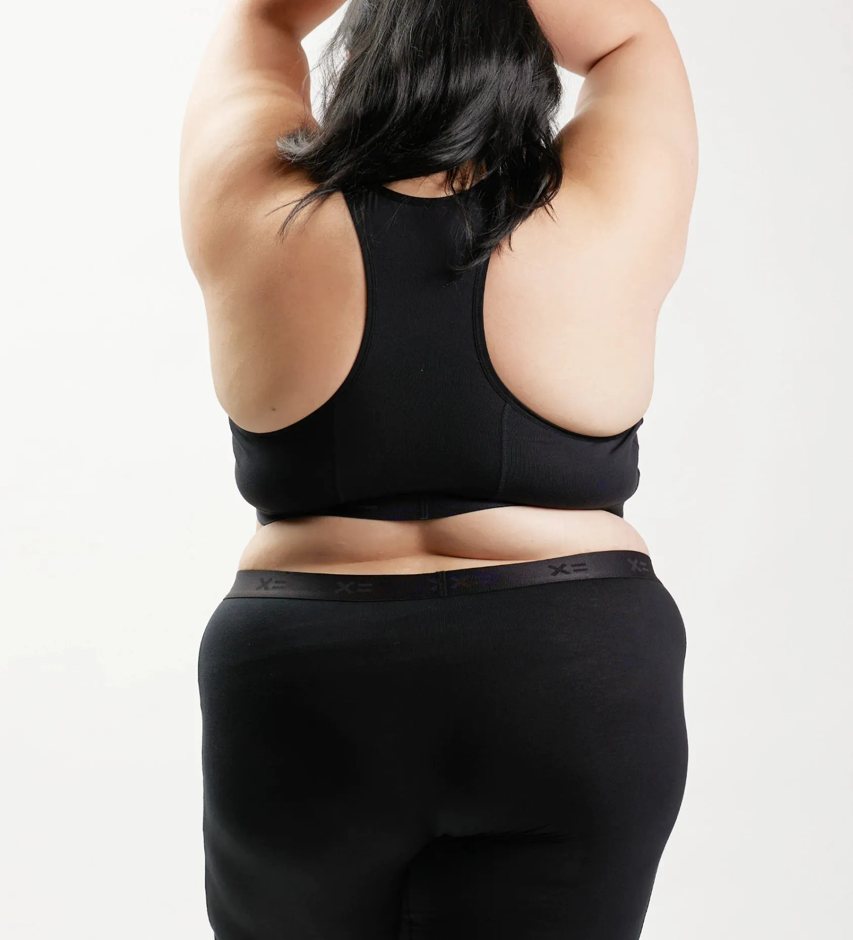 Racerback Soft Bra - X= Black