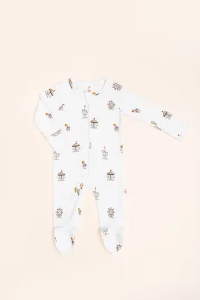 Raglan Sleepsuit - Theme Park