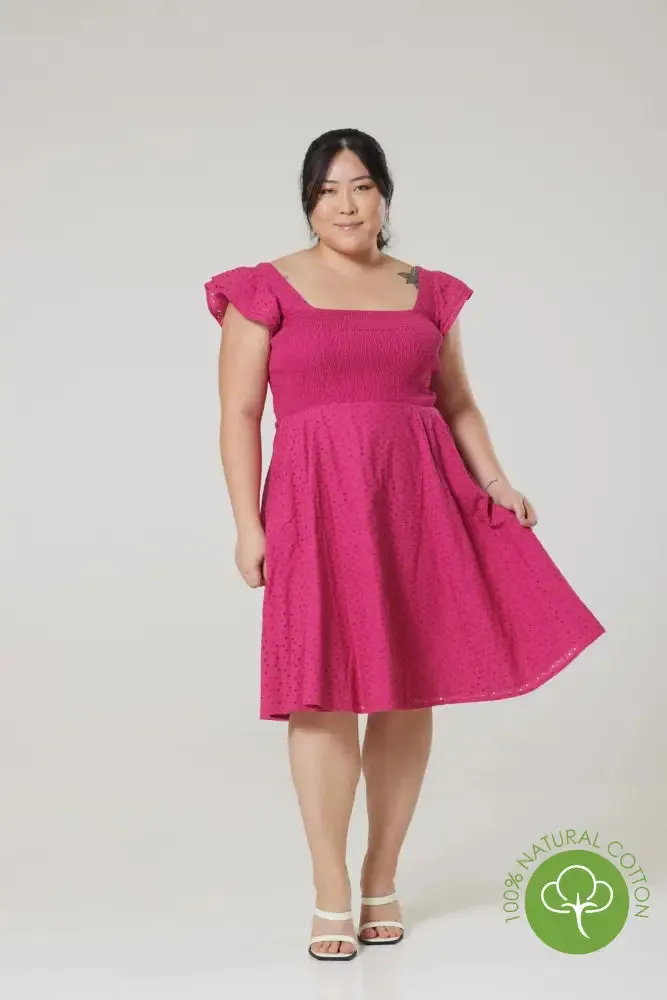 Raphaella Cerise Dress