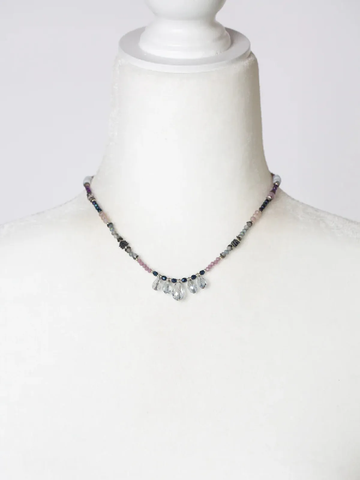 Reflections Crystal Necklace by Anne Vaughan