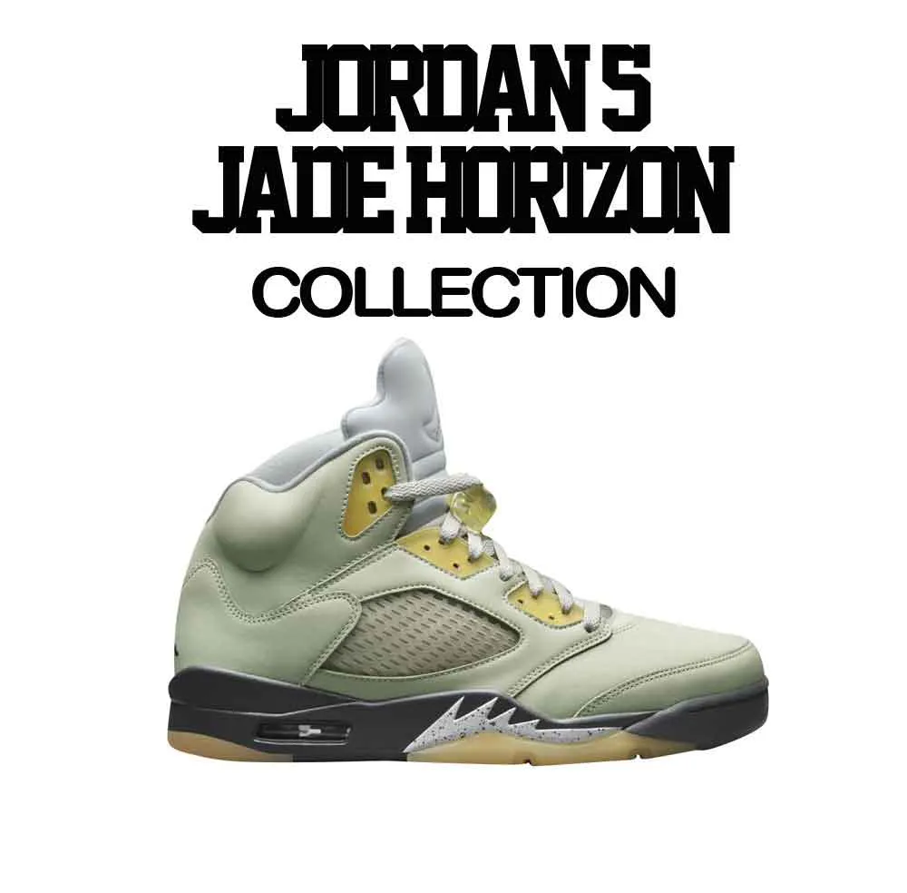 Retro 5 Jade Horizon Shirt - Clean Pair - Black