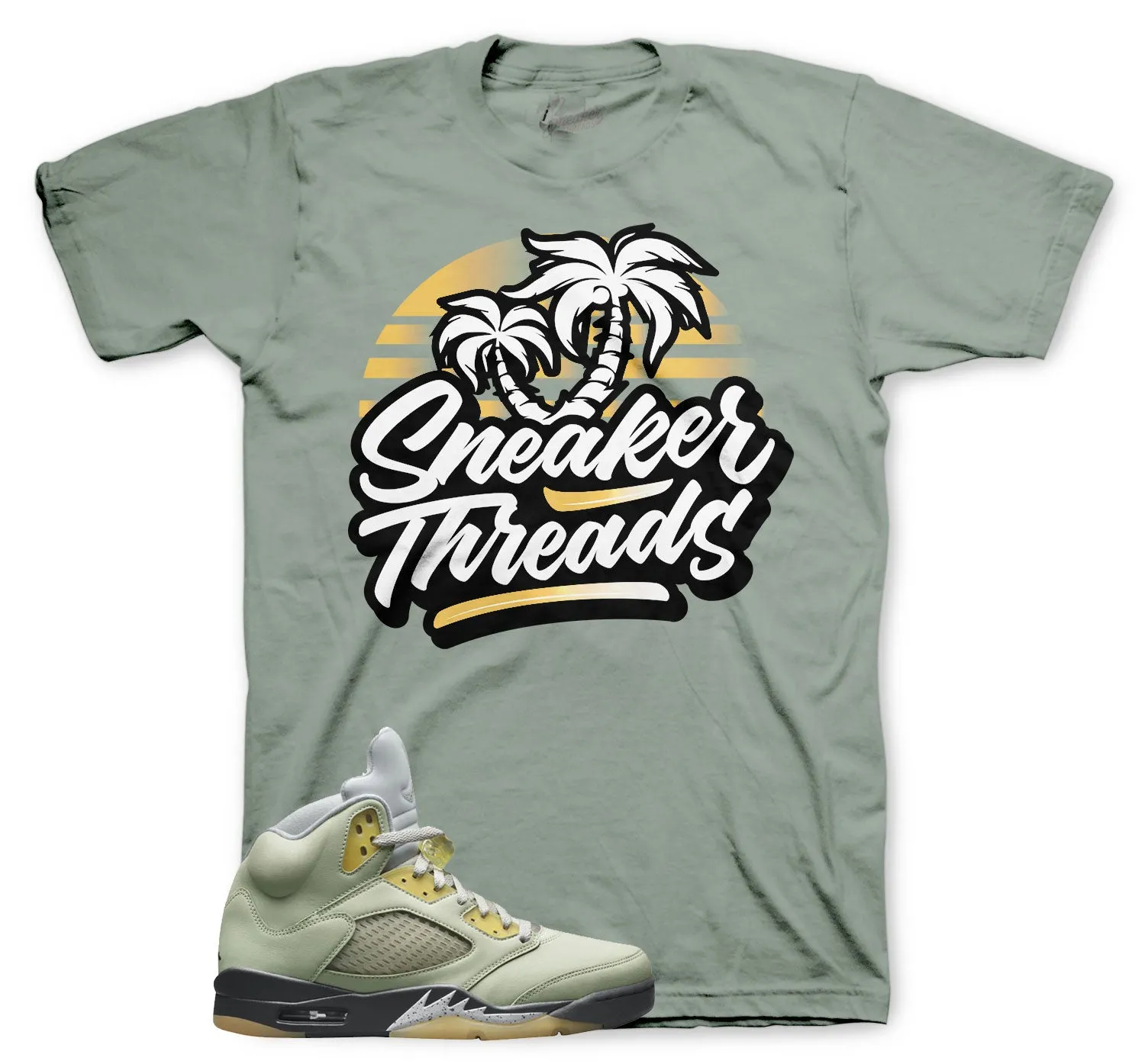 Retro 5 Jade Horizon ST Palms Shirt