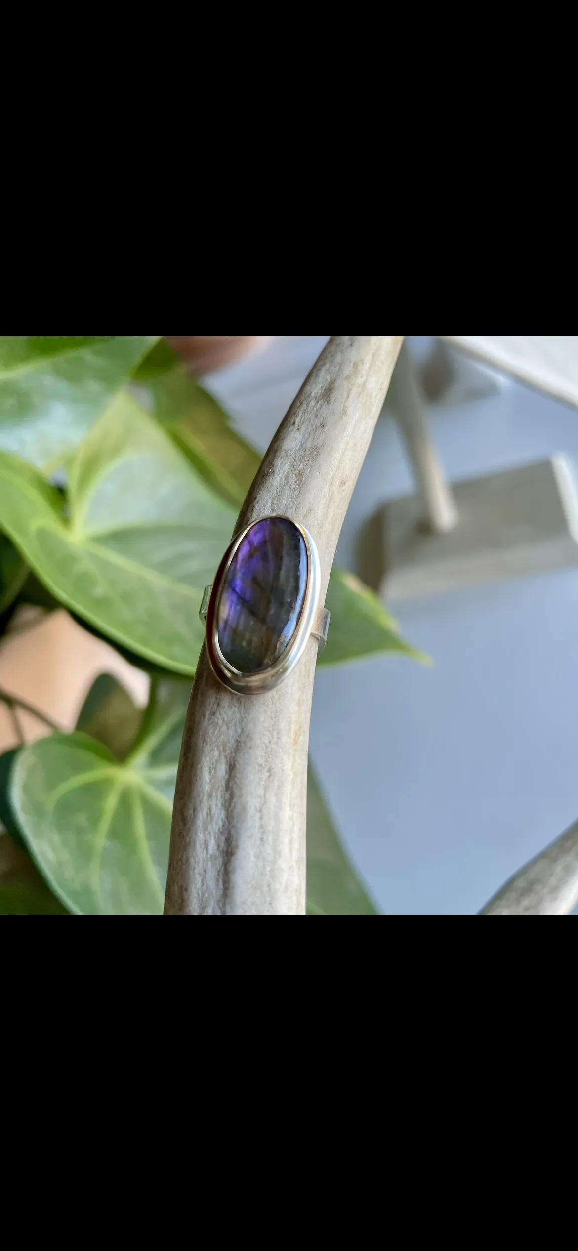 Royal Purple Labradorite Ring