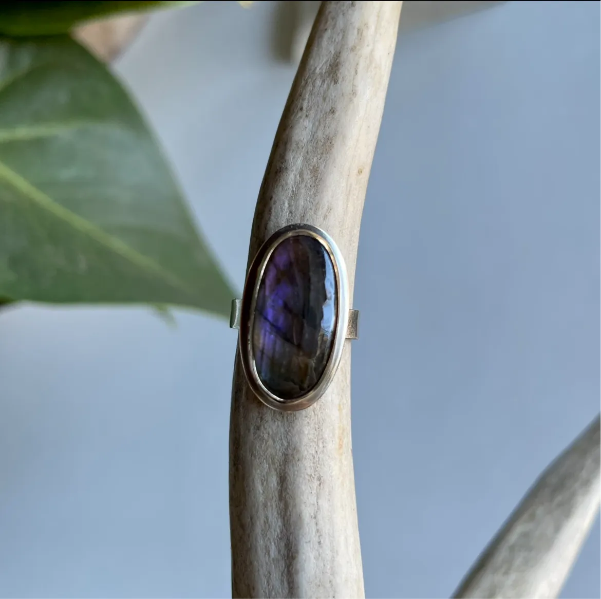 Royal Purple Labradorite Ring