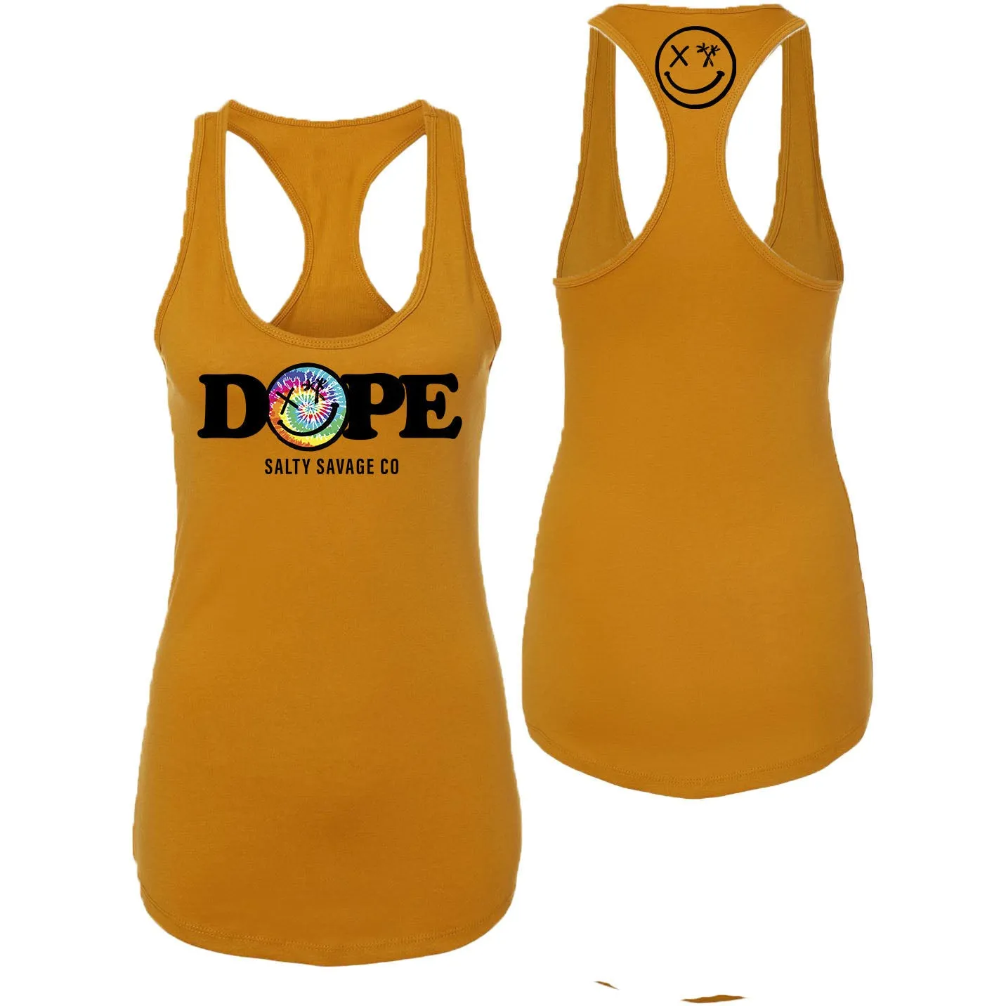 Salty Savage Ladies "DOPE" Racerback Tank