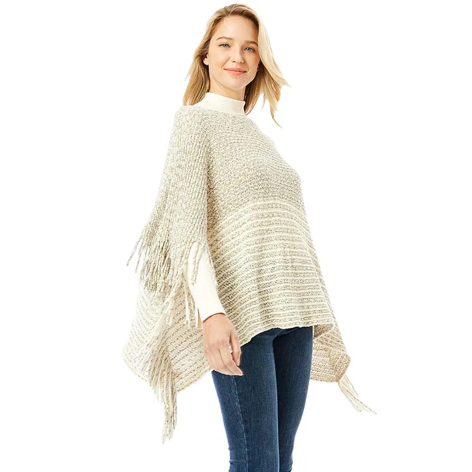 Soft Chenille Top With Fringe