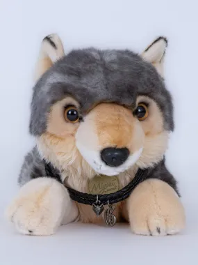 Spirit Wolf Stuffie With Bracelet