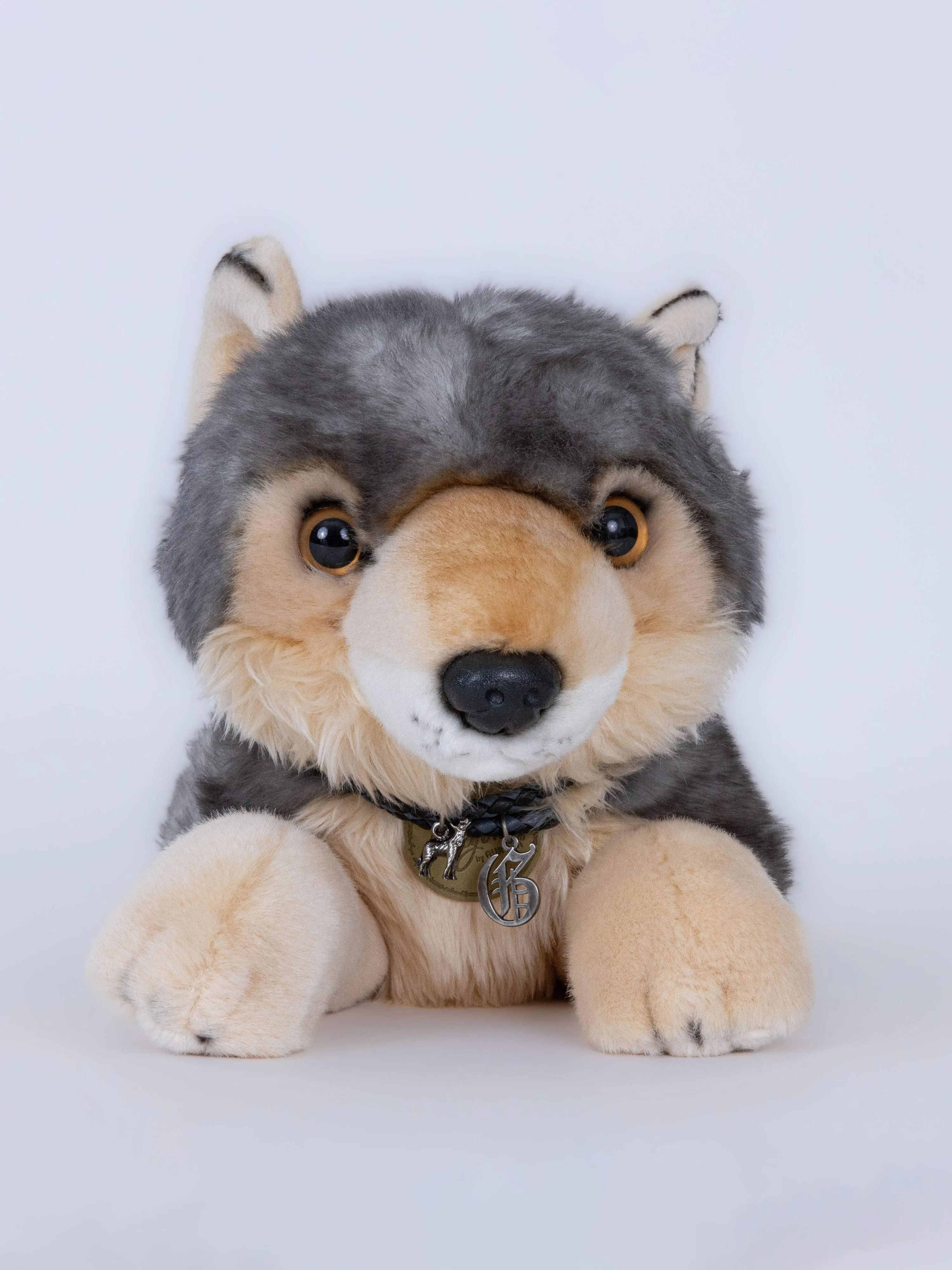 Spirit Wolf Stuffie With Bracelet