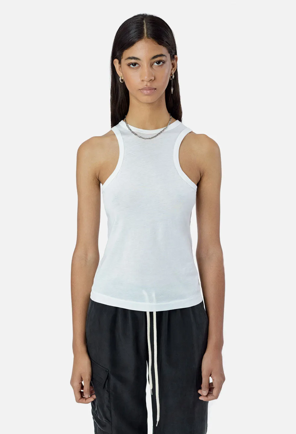 Supima Racerback Tank / White