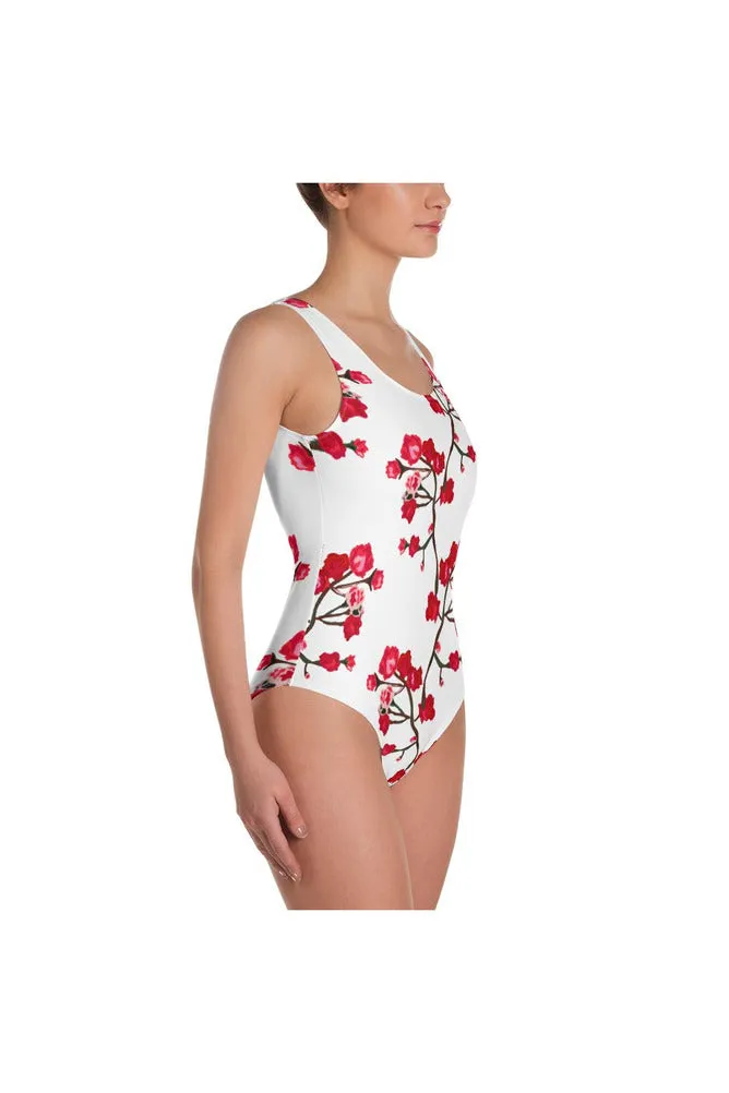 The Cherry Rose One-Piece Swimsuit