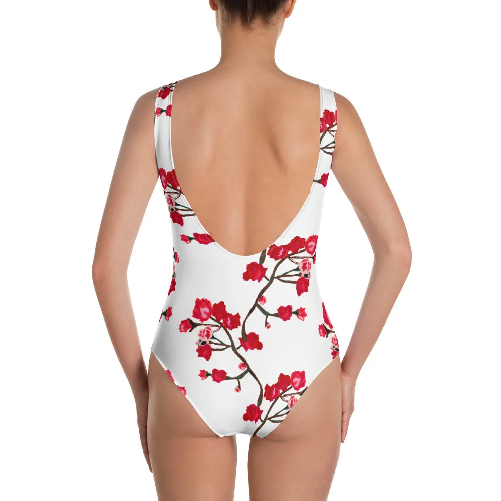 The Cherry Rose One-Piece Swimsuit