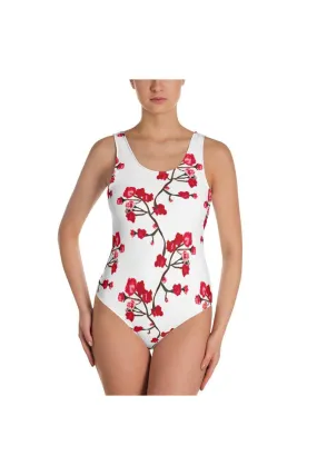 The Cherry Rose One-Piece Swimsuit