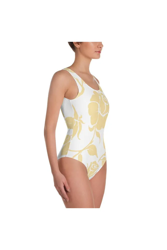 The Gold Rose One-Piece Swimsuit