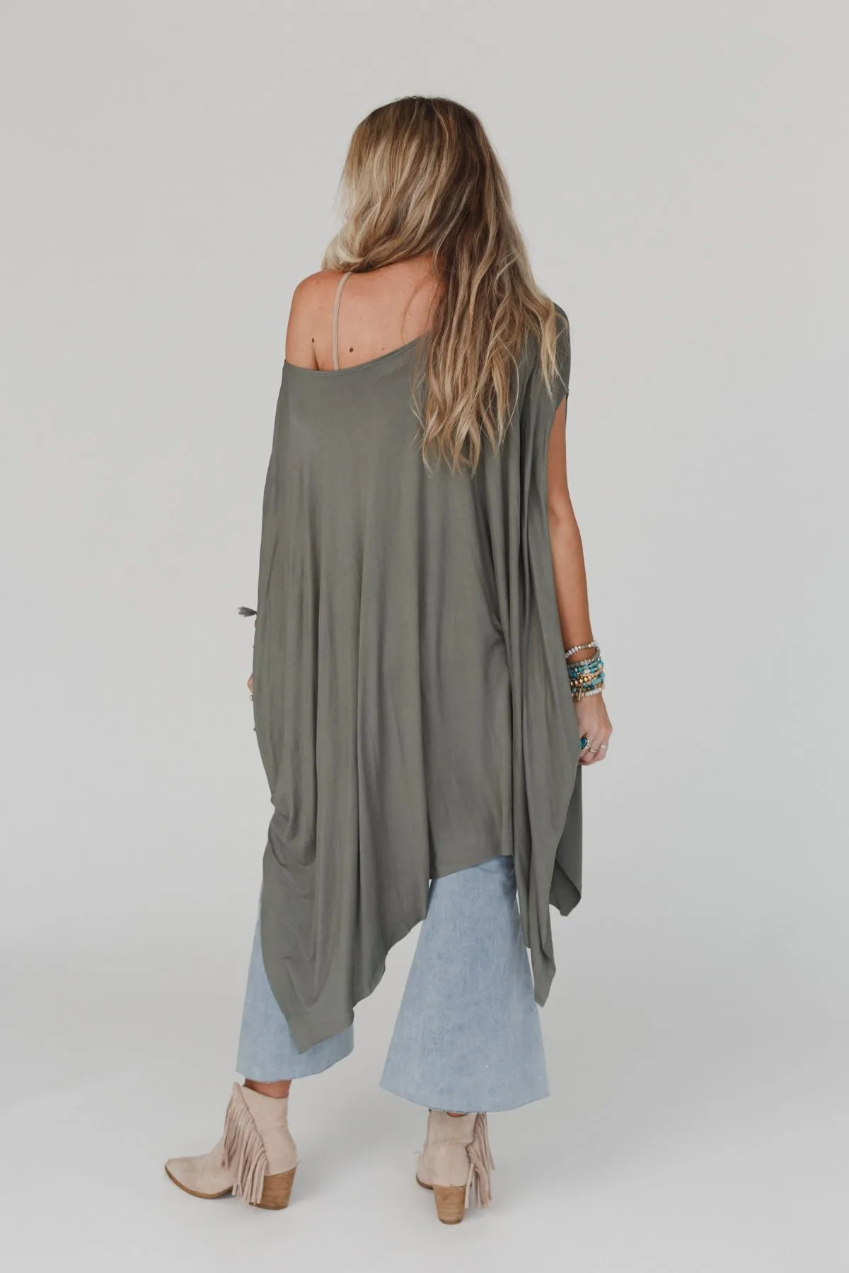 The Wren Tunic - Light Olive