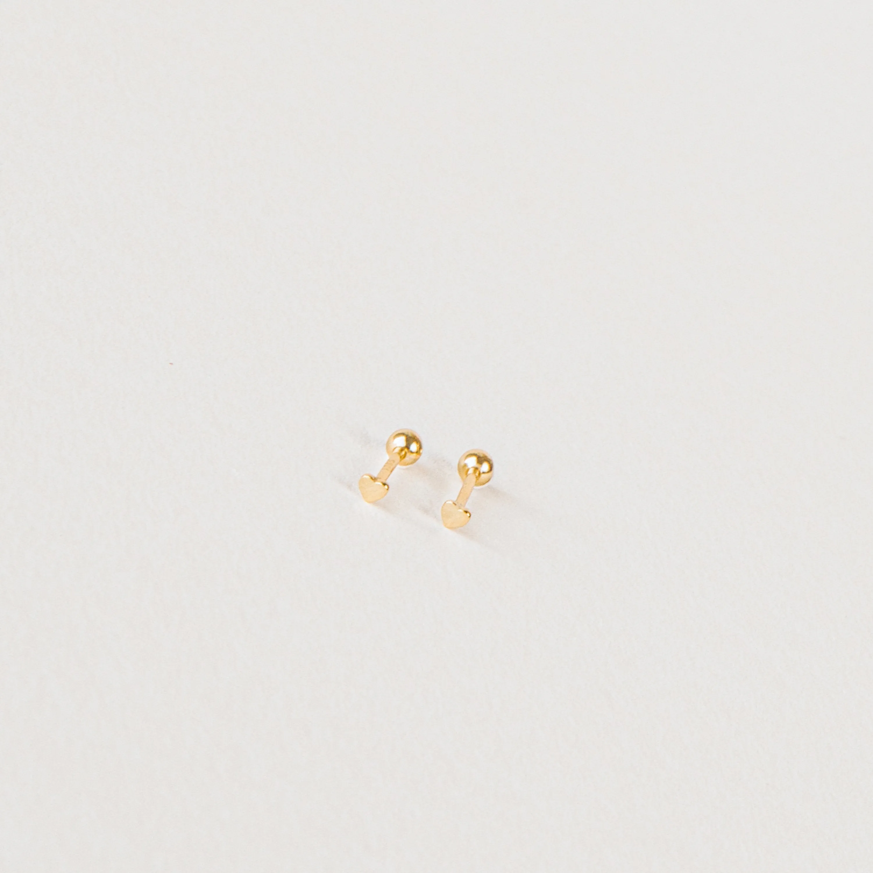 Tiny Heart Studs